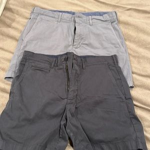 2 pairs Daniel cremieux soho shorts, 5inch inseam